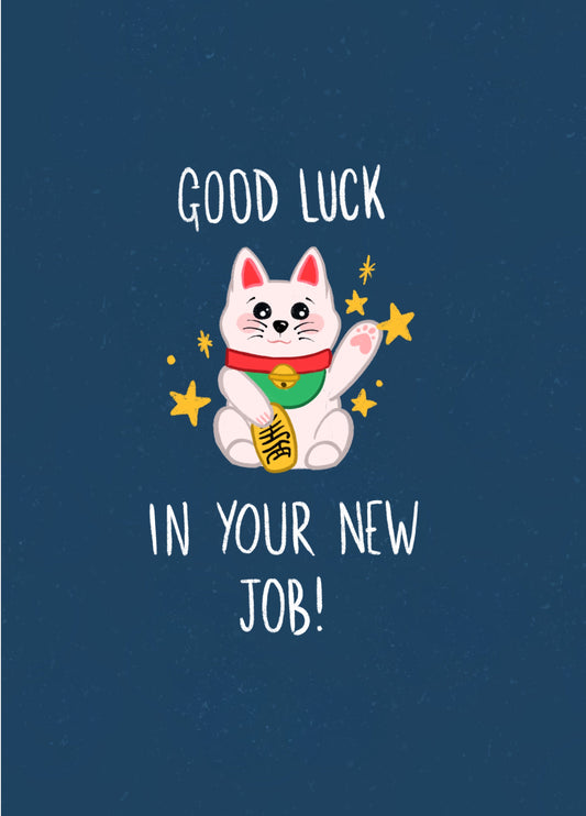Good Luck In Your New Job Card