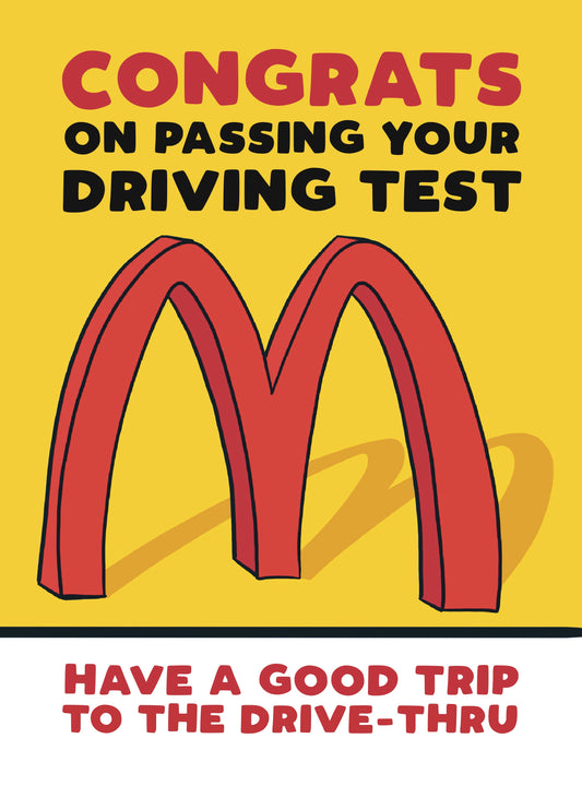 McDonalds Drive-Thru Card