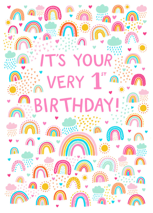 Pretty Girls Birthday Card - 1st