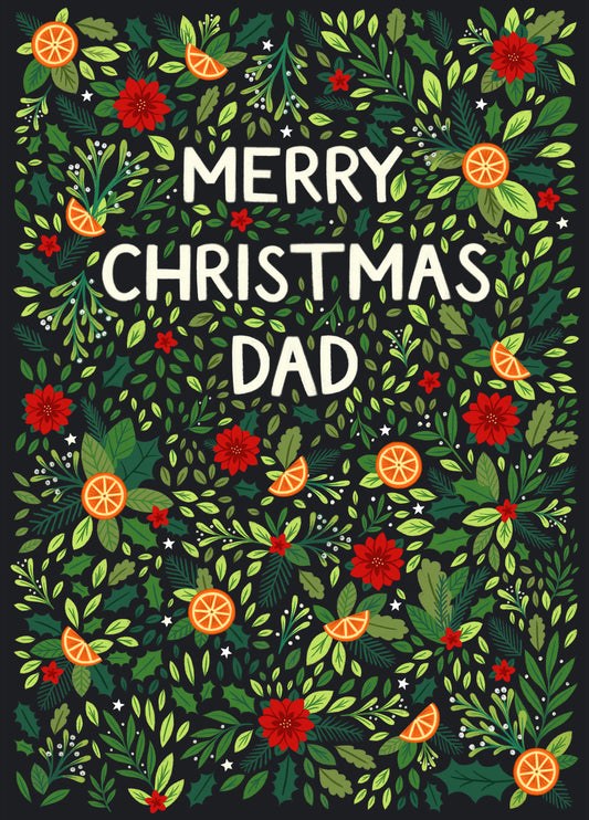 Lovely Christmas Card For Dad