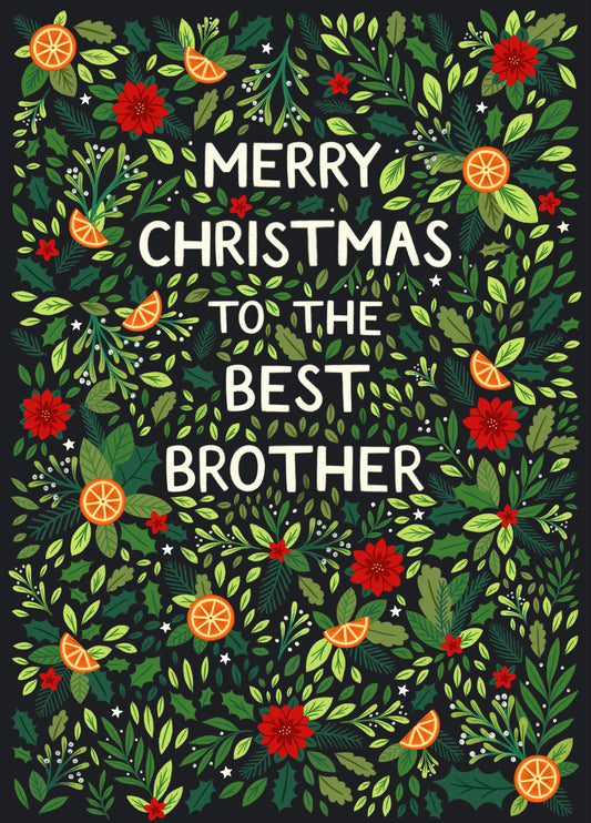 Cute Christmas Card For Brother