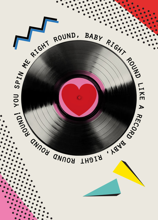 Spin Me Right Round Card