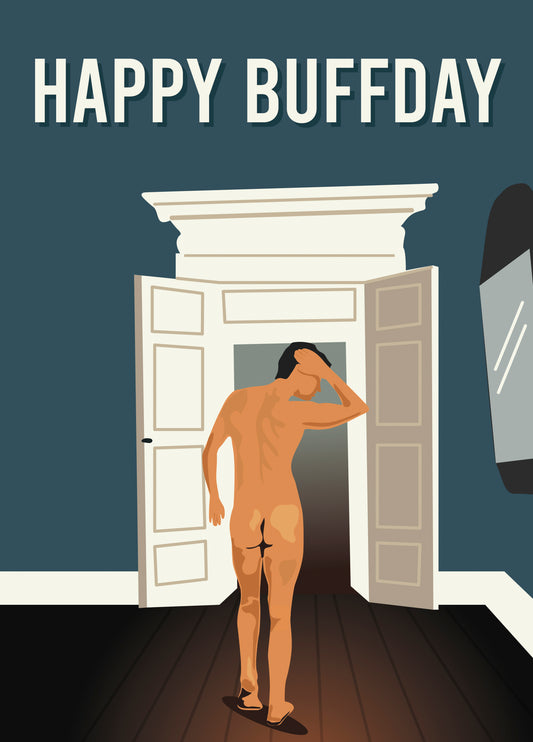 Saltburn Themed Birthday Card