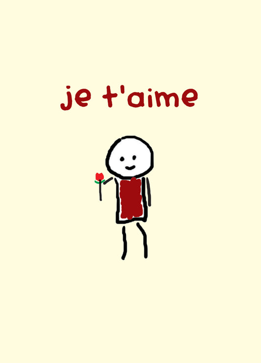Je T'Aime Card