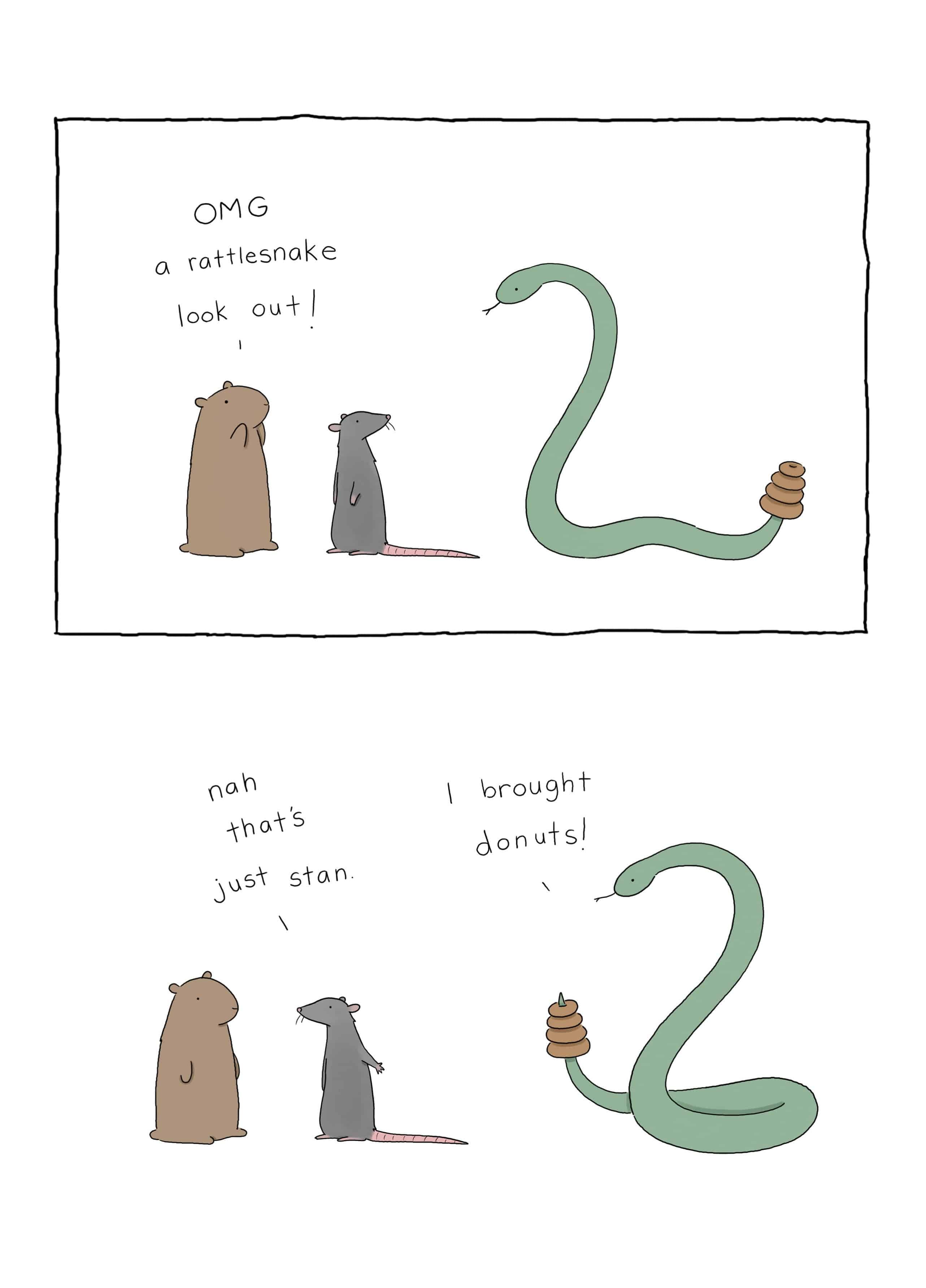 Snake Look Out Card – Scribbler Cards & Gifts