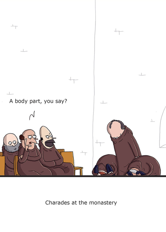 A Body Part, You Say? Card