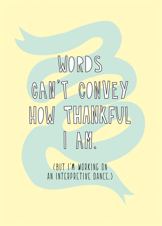 How Thankful I Am Card