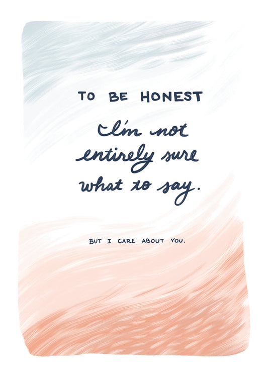 I Care About You Card