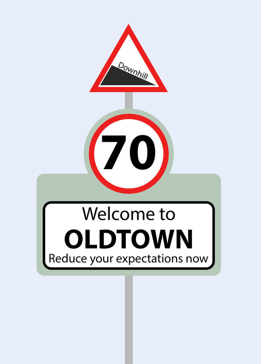 Welcome To Oldtown Card