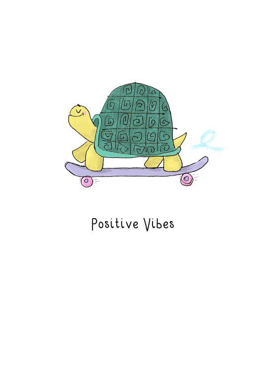 Positive Vibes Card