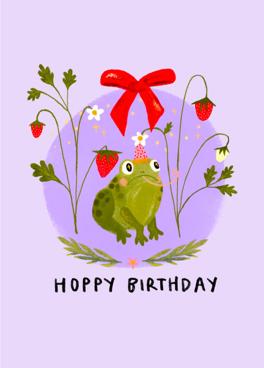 Hoppy Birthday Card