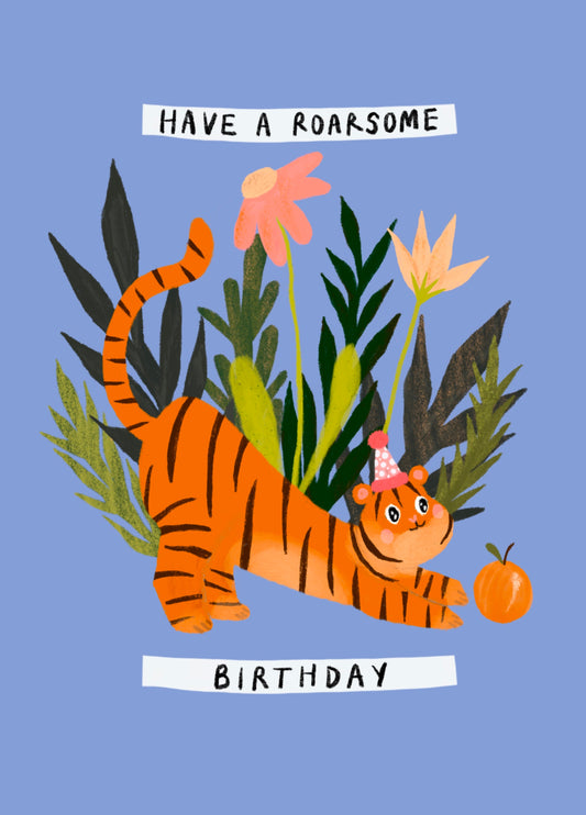 Roarsome Birthday Tiger Card