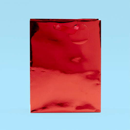 Metallic Red Large Gift Bag