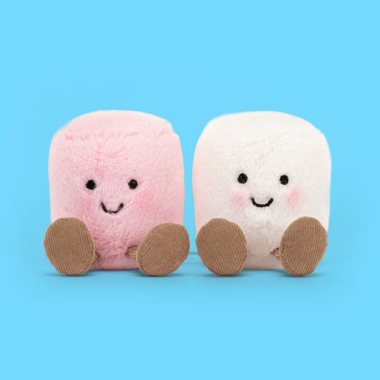 Jellycat Amuseables Pink And White Marshmallows