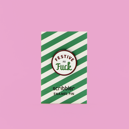 Festive AF Pin Badge
