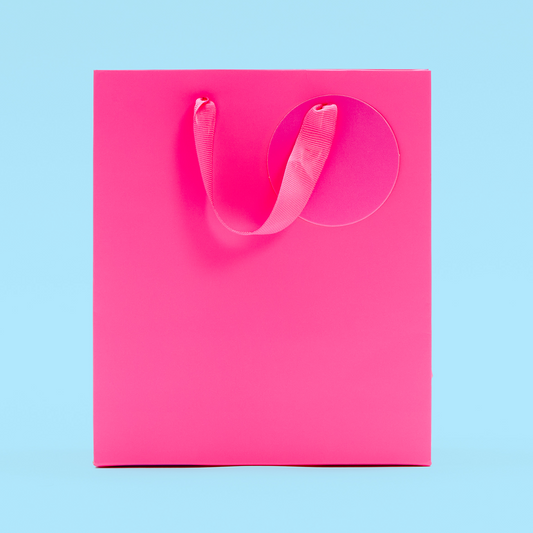Bright Pink Medium Gift Bag