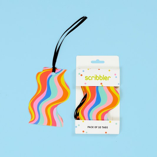 Wavy Rainbow Tag Pack