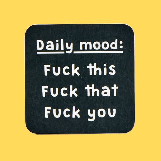 Daily Mood Coaster