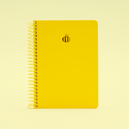 A5 Bee Icon Ringbound Notebook