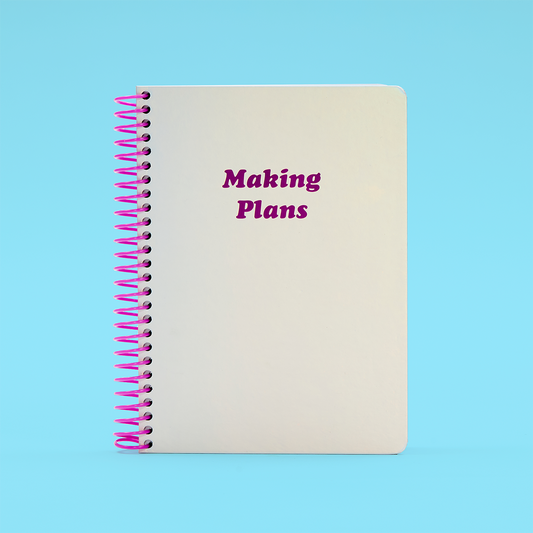 A5 Iridescent Ring Bound Planner