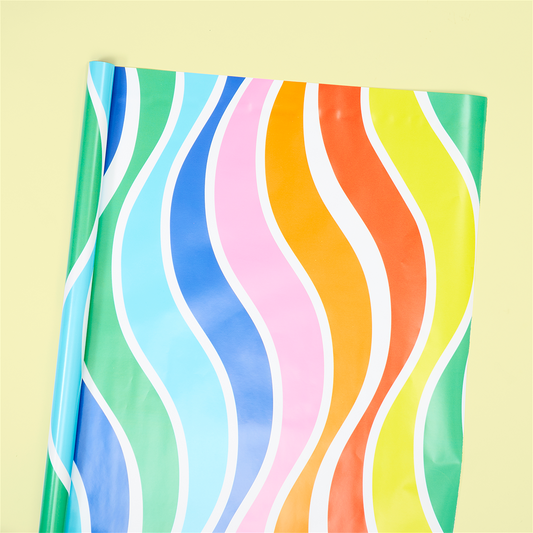 Rainbow Wavy Roll Wrap