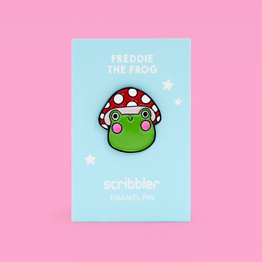 Freddie The Frog Pin Badge