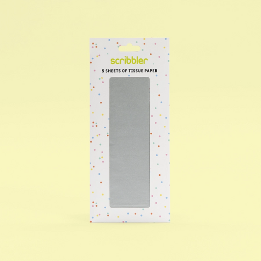 Metallic Silver Tissue Paper