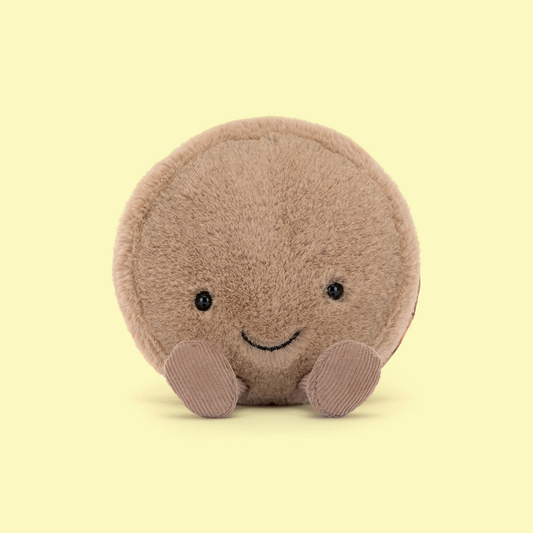Jellycat Amuseables Mona Macaron (Chocolate)