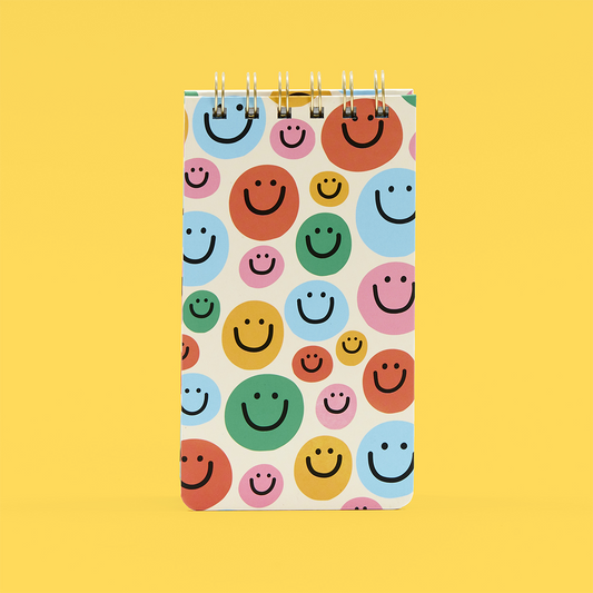 A6 Rainbow Smiley Notebook