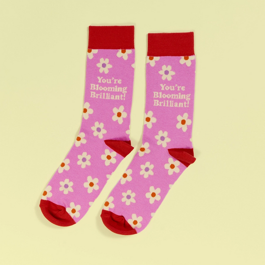You're Blooming Brilliant Socks