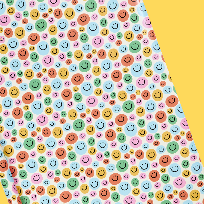 Jumbled Smiley Roll Wrap