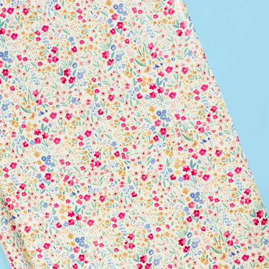 Watercolour Floral Roll Wrap