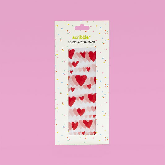 Heart Print Tissue Paper