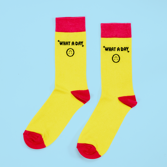 What A Day Socks