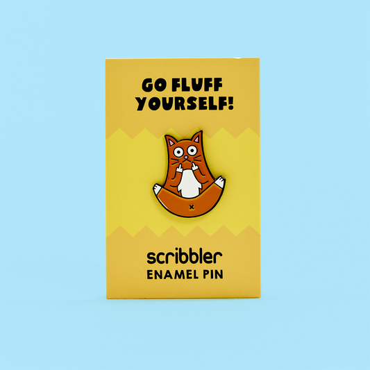 Fluff Yourself Pin Badge