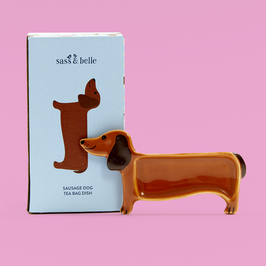 Sausage Dog Tea Bag Dish