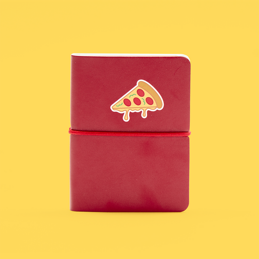 A7 Mini Red Pizza Slice Notebook