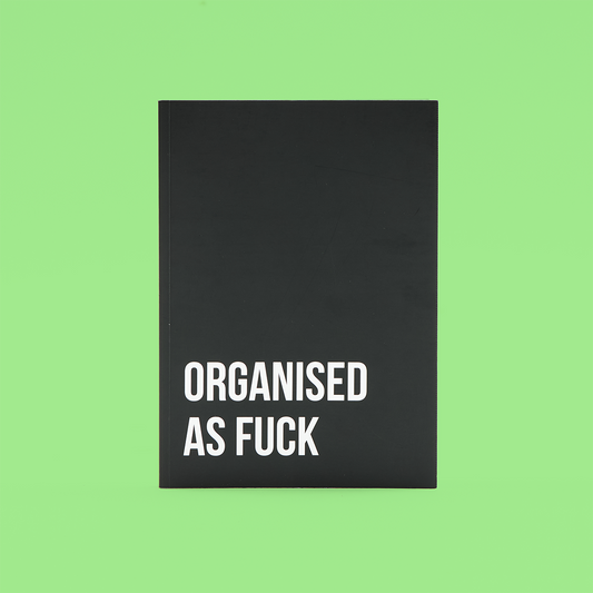 A5 Organised as Fuck Notebook