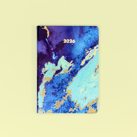 A5 Marble 2026 Diary
