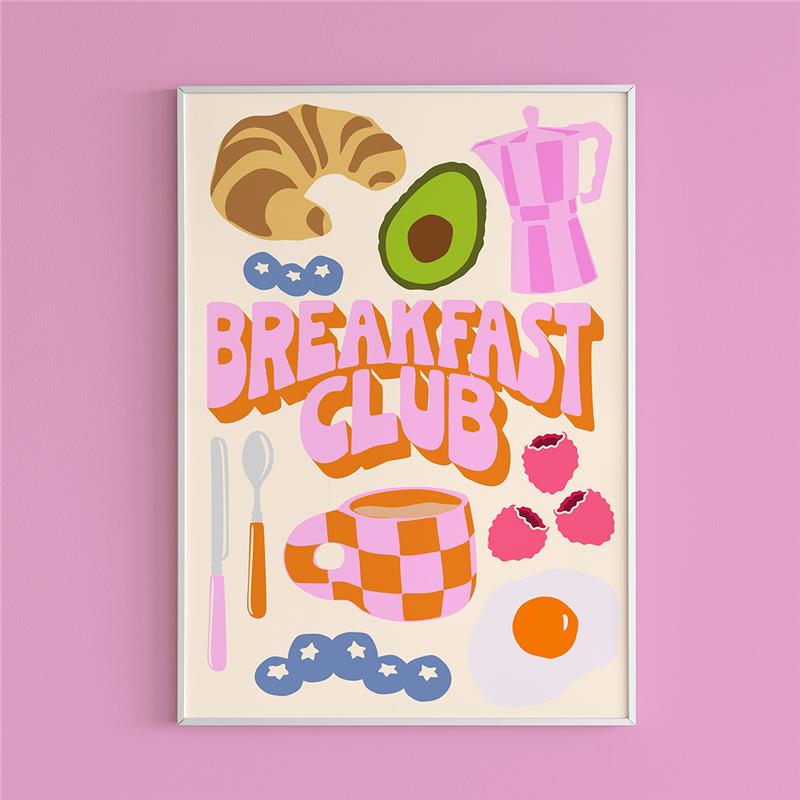 A4 Breakfast Club Print