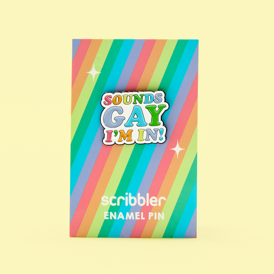 Sounds Gay Pin Badge