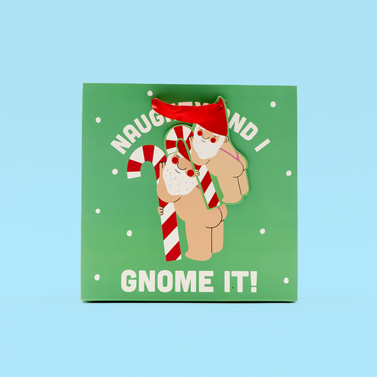 Naughty Gnome Gift Bag - Medium
