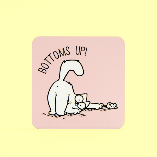 Simon's Cat Bottoms Up Coaster