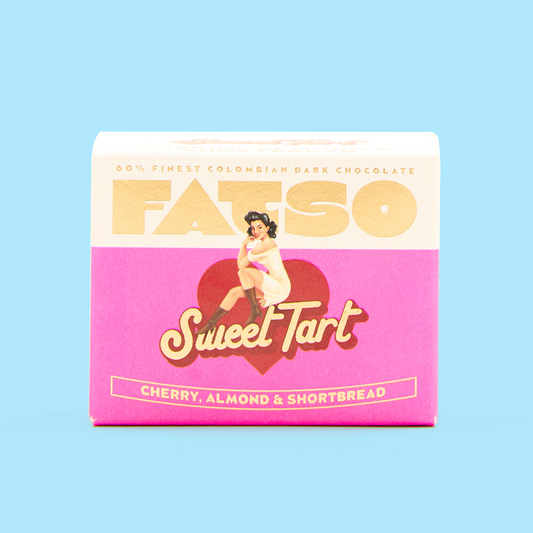 FATSO Sweet Tart Cherry, Almond & Shortbread Chocolate