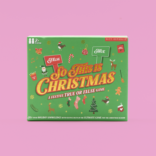 So This Is Christmas True Or False Game