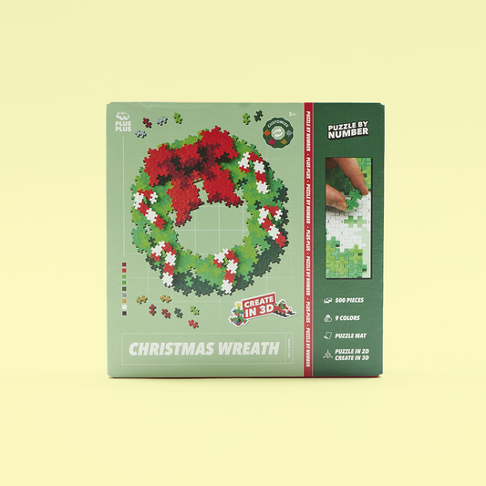 Puzzle By Number Christmas Wreath