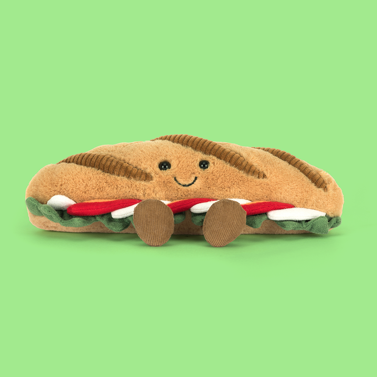 ジェリーキャット　Amuseables Caprese Baguette パン Jellycat Amuseables Caprese Baguette – Scribbler Cards & Gifts