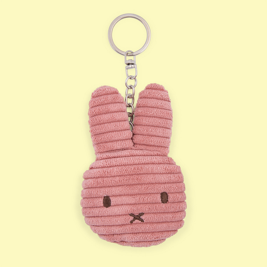 Miffy Flat Cord ECO Keyring Dusty Rose
