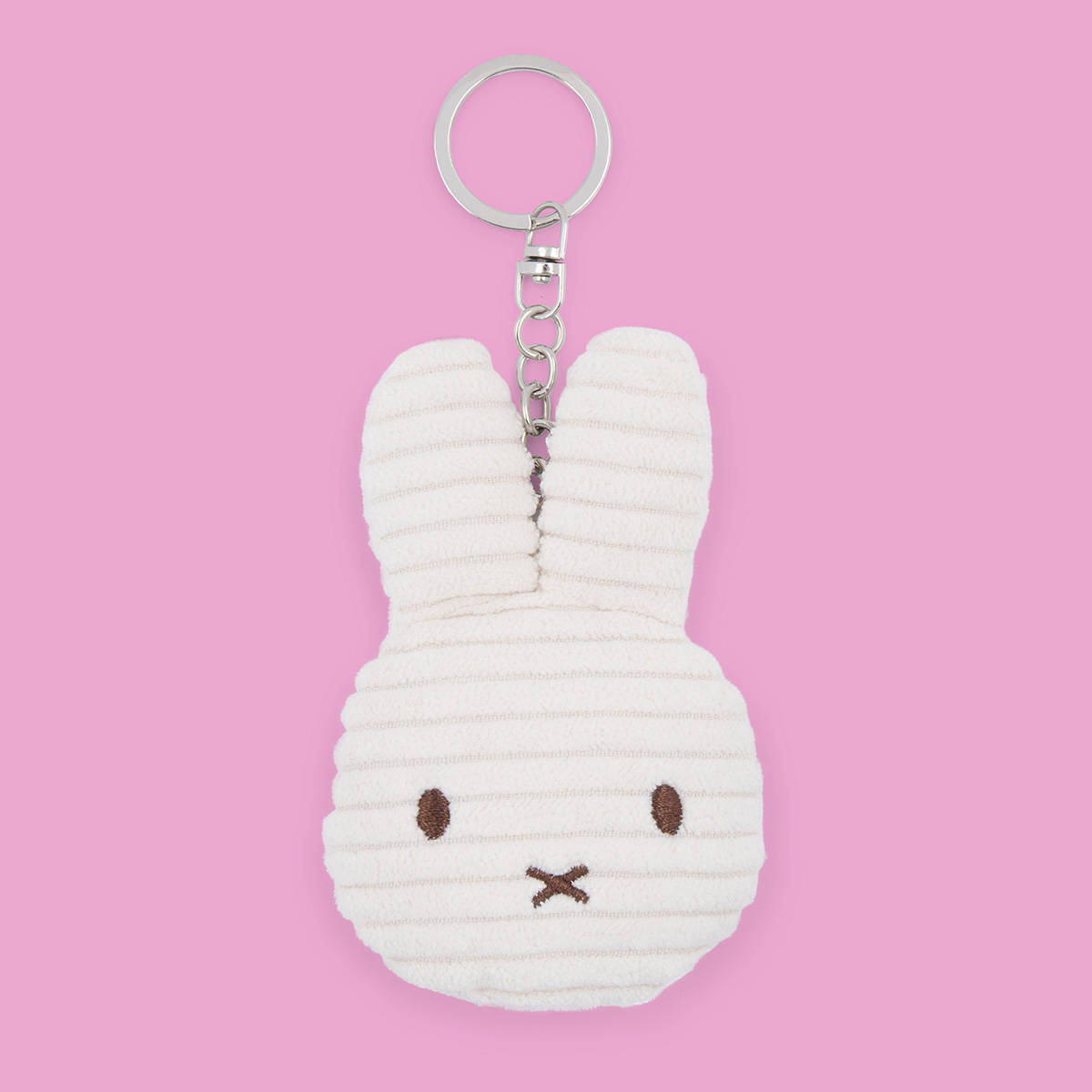 Miffy Flat Cord ECO Keyring White