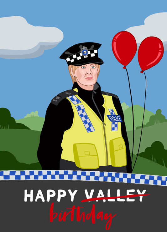 Happy Valley Birthday Card
